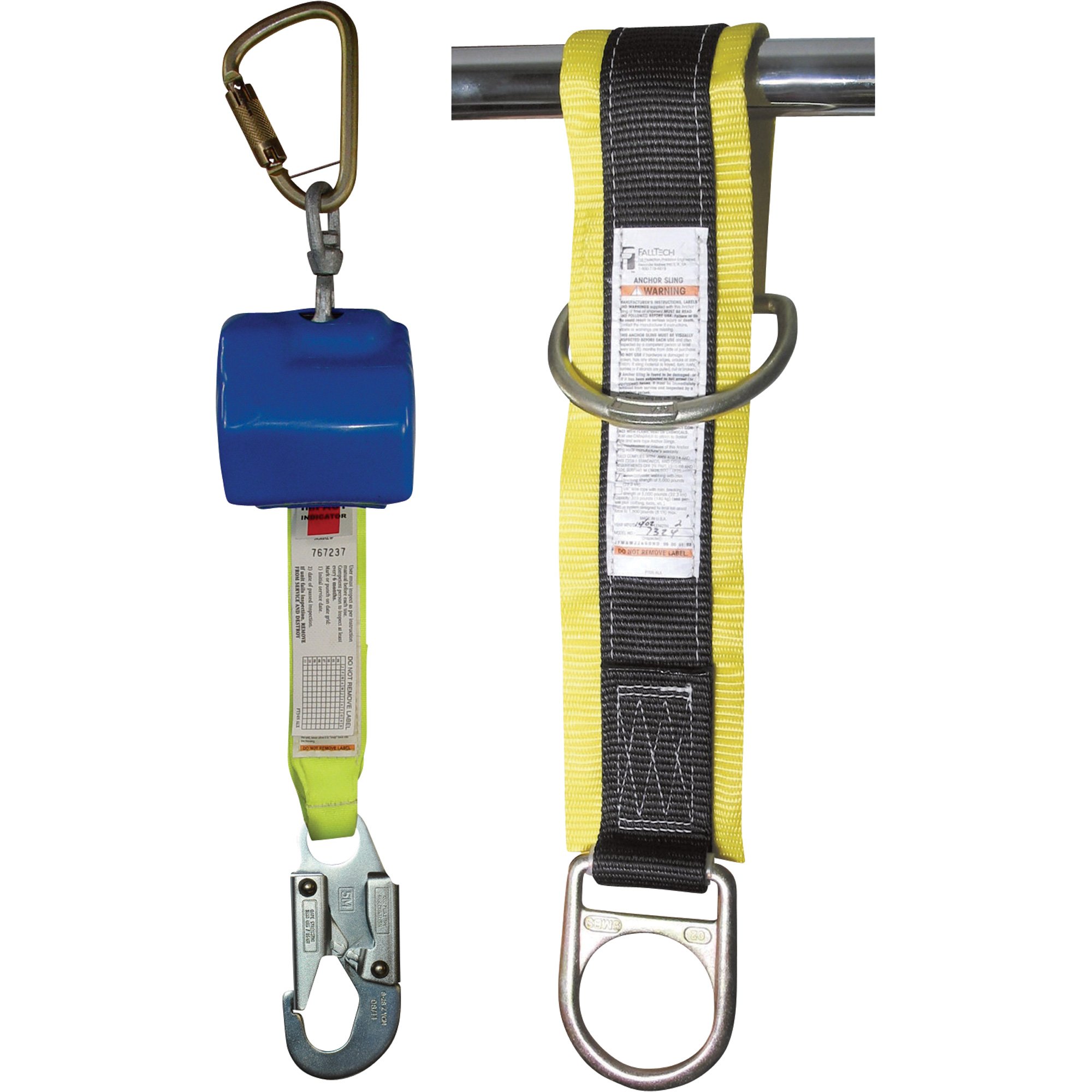 FallTech 8ft. Retractor/Anchor Kit, Model# A9511